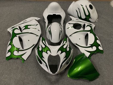 Verde & Bianco 97-07 Suzuki GSXR 1300 Carena
