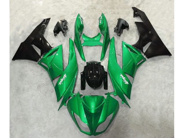 Verde Brillante Brillante 09-12 Kawasaki ZX6R Carena