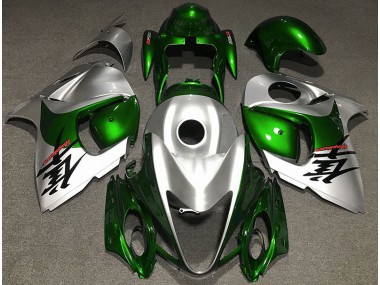 Verde Lucido & Argento 08-20 Suzuki GSXR 1300 Carena