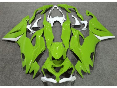 Verde Lucido & Bianco 19-23 Kawasaki ZX6R Carena