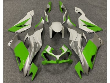 Verde Lucido Bianco & Argento 19-23 Kawasaki ZX6R Carena