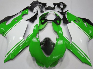 Verde Lucido Bianco & Nero 11-14 Ducati 1199 Carena