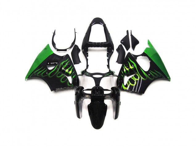 Verde Lucido Fiamma Tinta Unita 00-02 Kawasaki ZX6R Carena