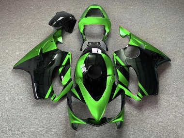 Verde Lucido & Nero 01-03 Honda CBR600 F4i Carena