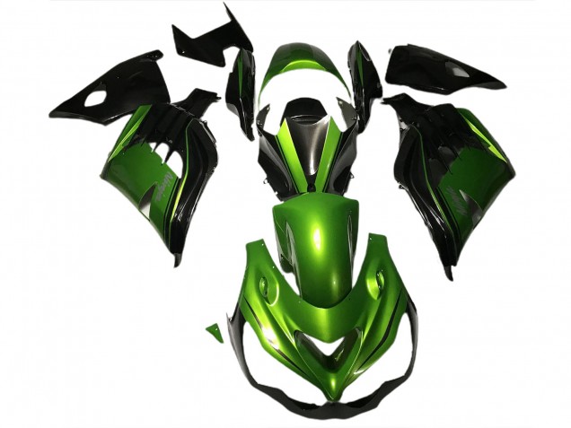 Verde Lucido & Nero 12-21 Kawasaki ZX14R Carena
