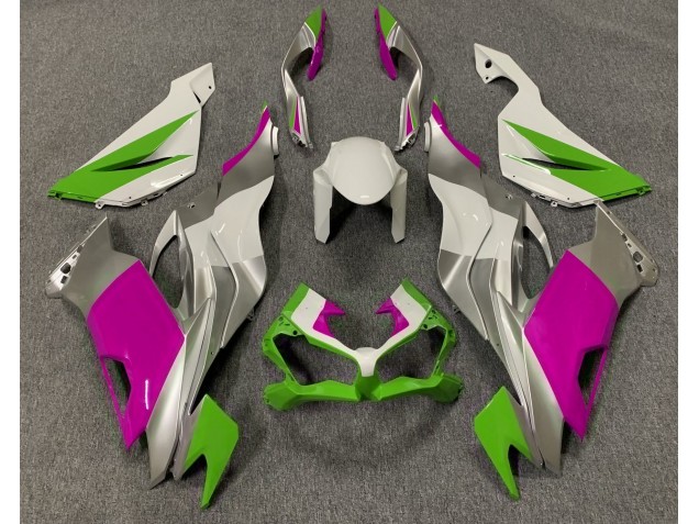 Verde Lucido Rosa & Argento 19-23 Kawasaki ZX6R Carena