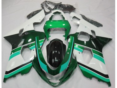 Verde Lucido & Verde 04-05 Suzuki GSXR 600-750 Carena