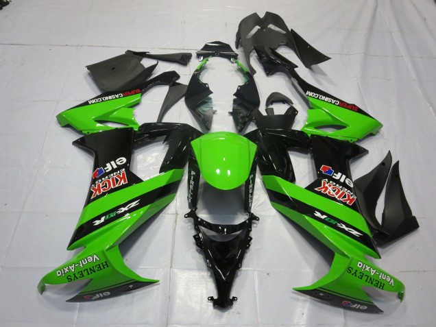 Verde & Nero 08-10 Kawasaki ZX10R Carena