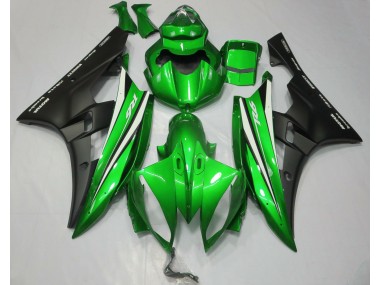 Verde Nero & Bianco 06-07 Yamaha R6 Carena