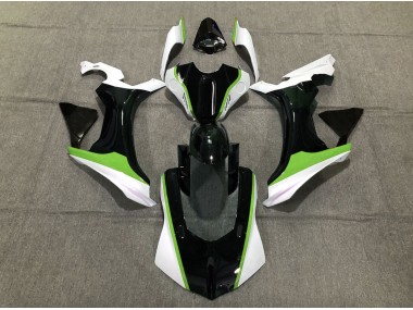 Verde Nero & Bianco 15-19 Yamaha R1 Carena