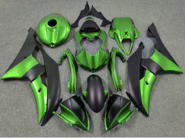 Verde & Nero Opaco 08-16 Yamaha R6 Carena