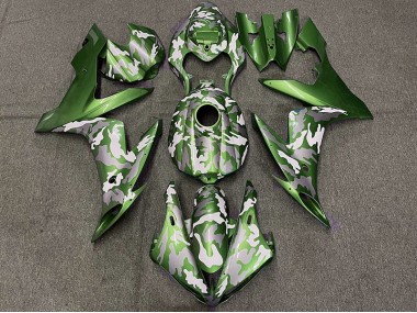 Verde Scuro Mimetico 04-06 Yamaha R1 Carena