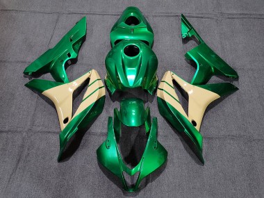 Verde Smeraldo & Marrone Chiaro 07-08 Honda CBR600RR Carena