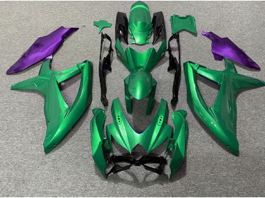 Verde & Viola 08-10 Suzuki GSXR 600-750 Carena