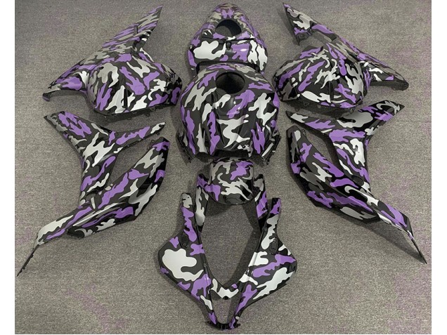 Viola & Argento Camo 09-12 Honda CBR600RR Carena
