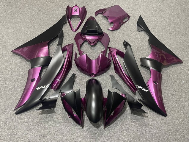 Viola Chiaro & Nero Opaco 08-16 Yamaha R6 Carena