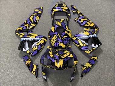 Viola & Giallo Camo 03-04 Honda CBR600RR Carena