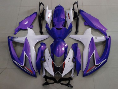Viola Lucido & Bianco 08-10 Suzuki GSXR 600-750 Carena