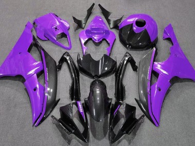 Viola Lucido & Fibra Di Carbonio 08-16 Yamaha R6 Carena