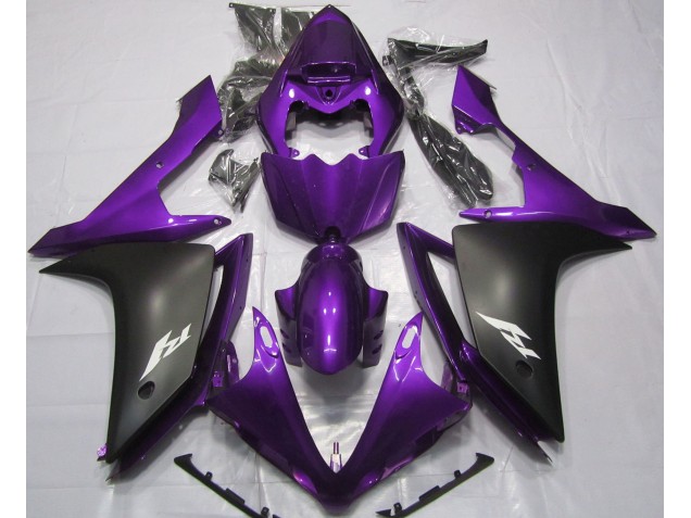 Viola Lucido & Nero 07-08 Yamaha R1 Carena